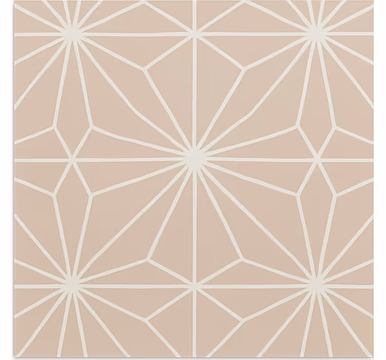 Rollo fenster beige mit beigem sternenmuster - TenStickers
