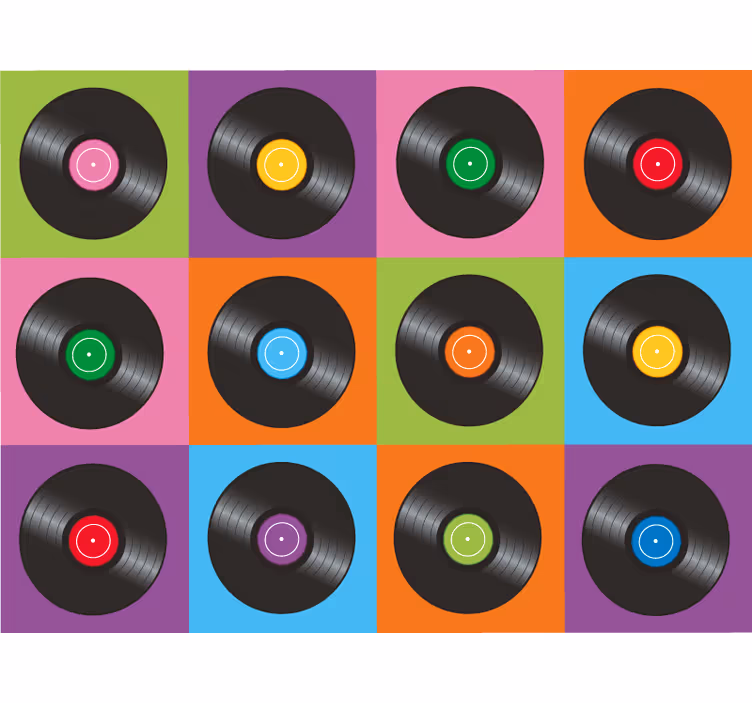Rollo fenster schlafzimmer und küchen vinyl teller - TenStickers