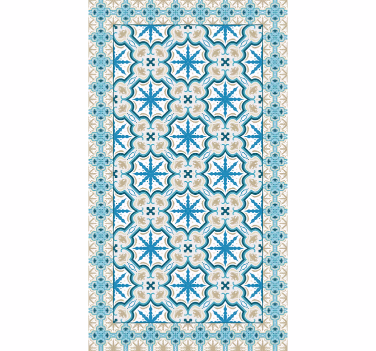 Rollo fenster schlafzimmer blau und braun beija - TenStickers