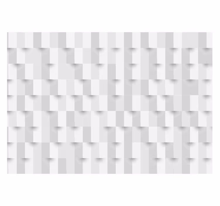 Rollo fenster weiß geometrisches puzzle - TenStickers
