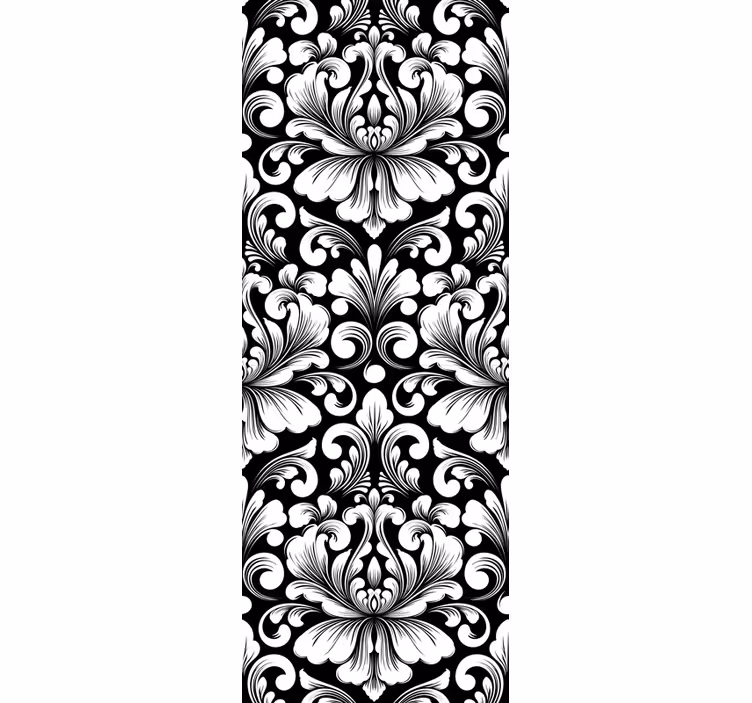 Rollo fenster vintage elegante botanische komposition - TenStickers