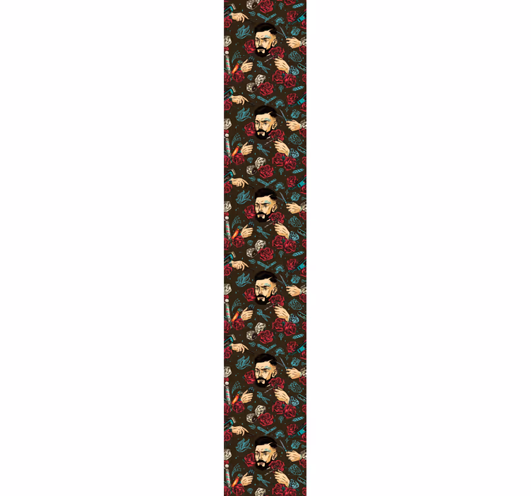 Rollo fenster vintage barbero vintage - TenStickers