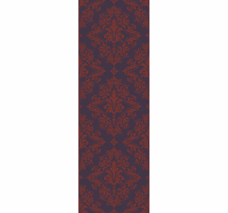 Rollo fenster vintage rot und lila muster - TenStickers