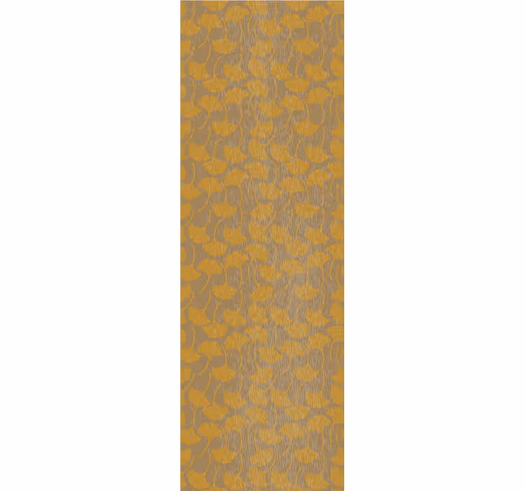 Rollo fenster vintage mit ginkgo-blätter muster - TenStickers