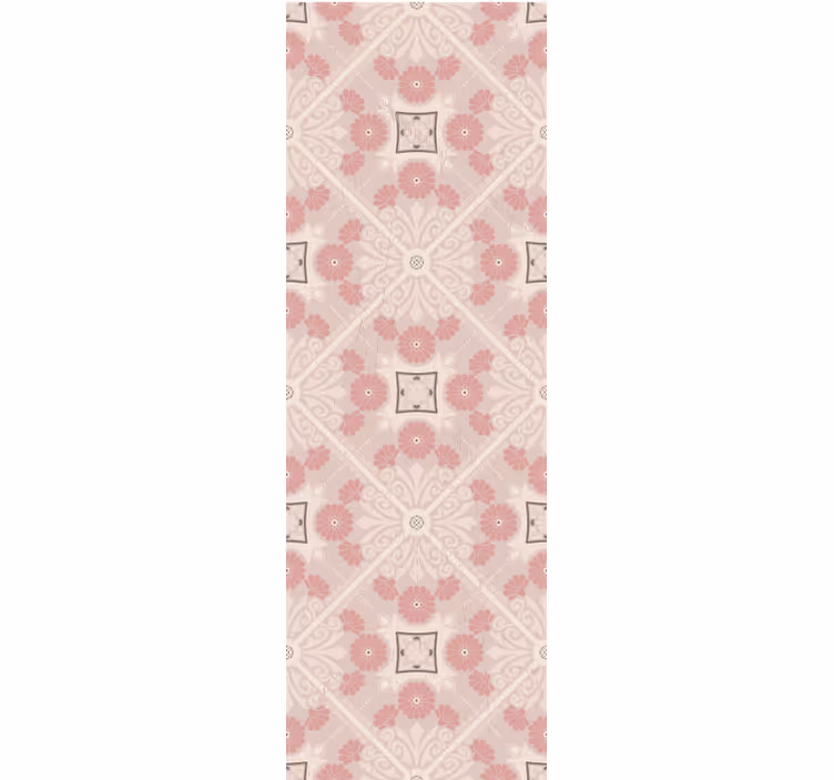 Rollo fenster vintage pastell vintage muster - TenStickers