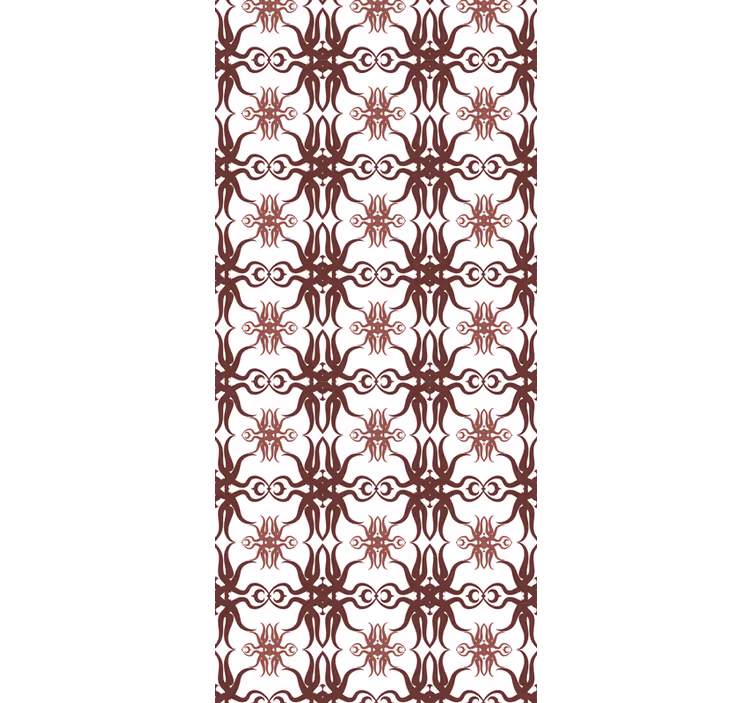 Rollo fenster vintage im original damastdesign - TenStickers
