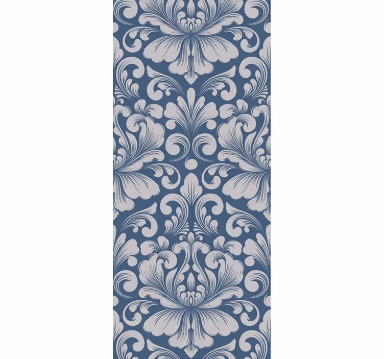 Rollo fenster vintage im klassischen damaskusdesign - TenStickers