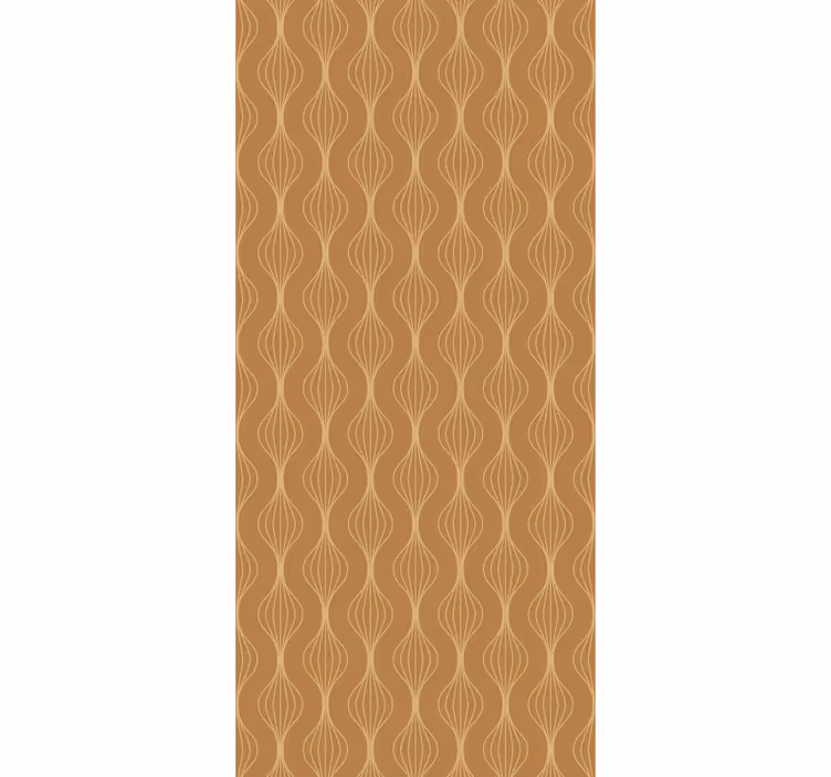 Rollo fenster vintage im goldenen linien-stil - TenStickers