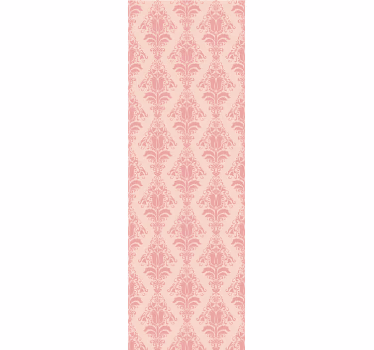 Rollo fenster vintage mit rosafarbenem blumenmuster - TenStickers