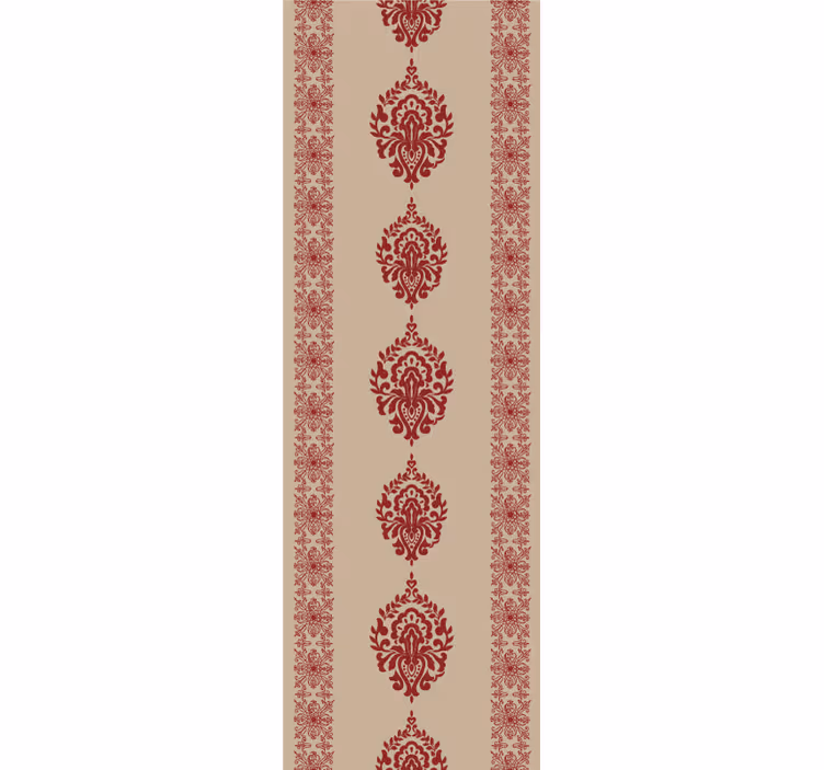 Rollo fenster vintage im beige-blumigen landhausstil - TenStickers