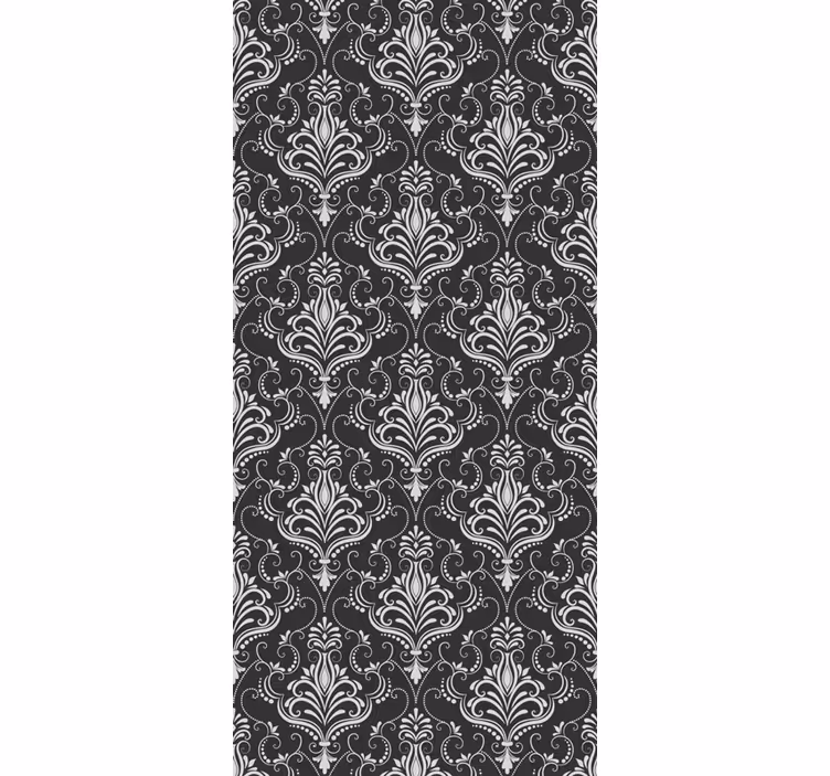 Rollo fenster vintage im eleganten damaststil - TenStickers