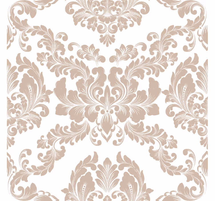 Rollo fenster vintage mit damastmuster - TenStickers