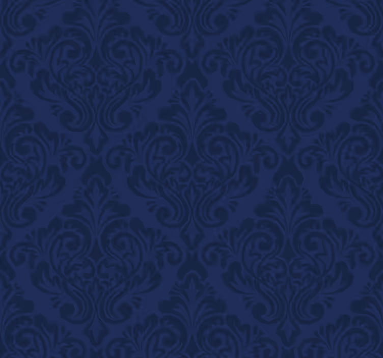 Rollo fenster vintage in marineblau damast - TenStickers