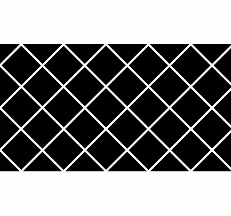 Rollo fenster schwarz moderne geometrische linien - TenStickers