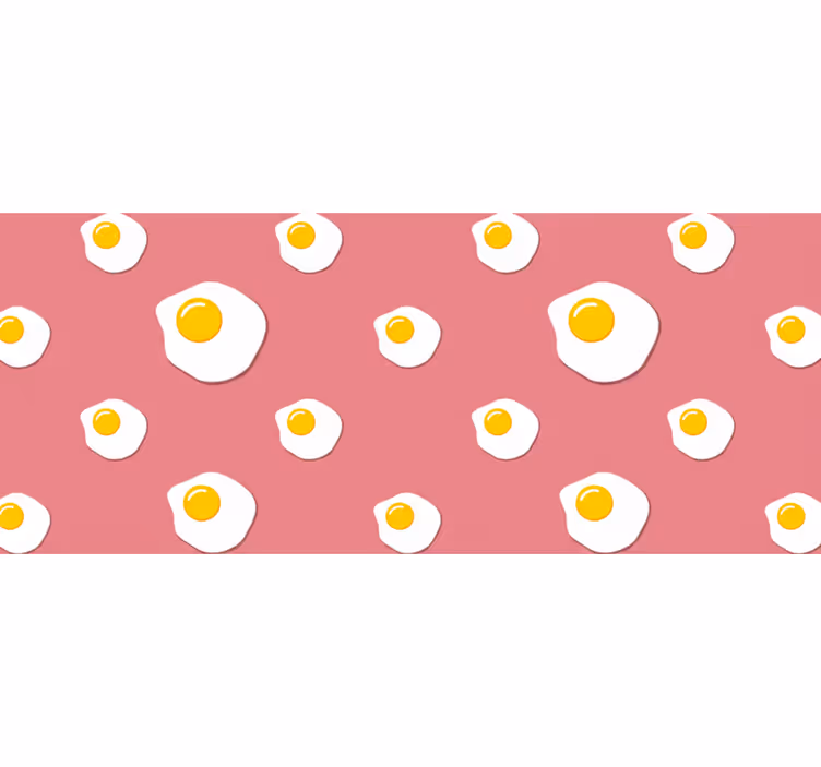 Rollo fenster rosa spiegelei design - TenStickers