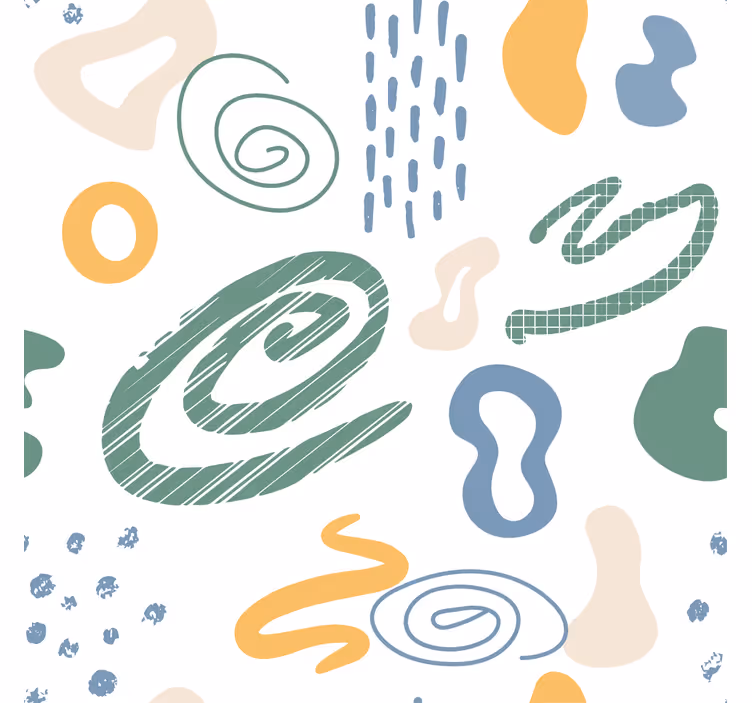 Rollo wohnzimmer mit minimalistischem farbtexturmuster - TenStickers