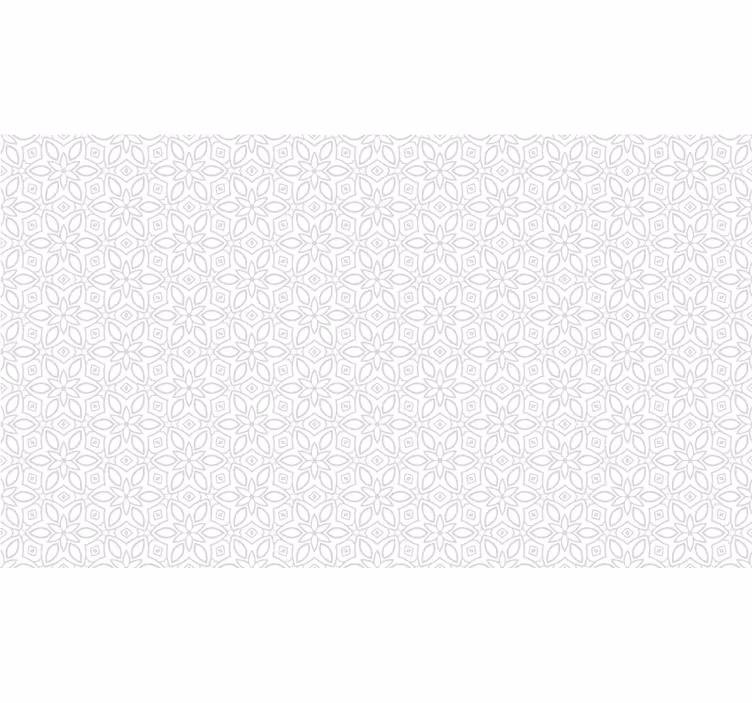 Rollo fenster weiß mit floralem hydraulikdesign - TenStickers