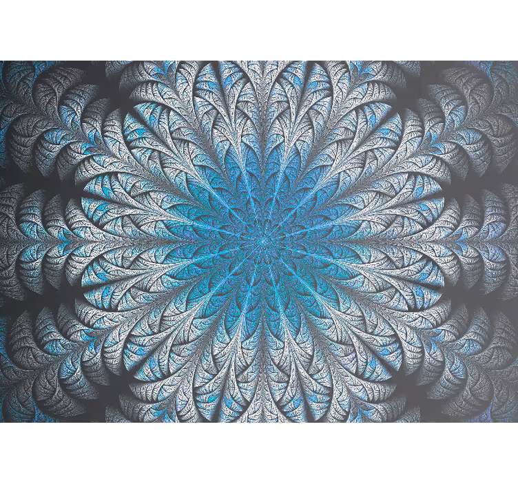 Rollo fenster schlafzimmer misty mandala - TenStickers