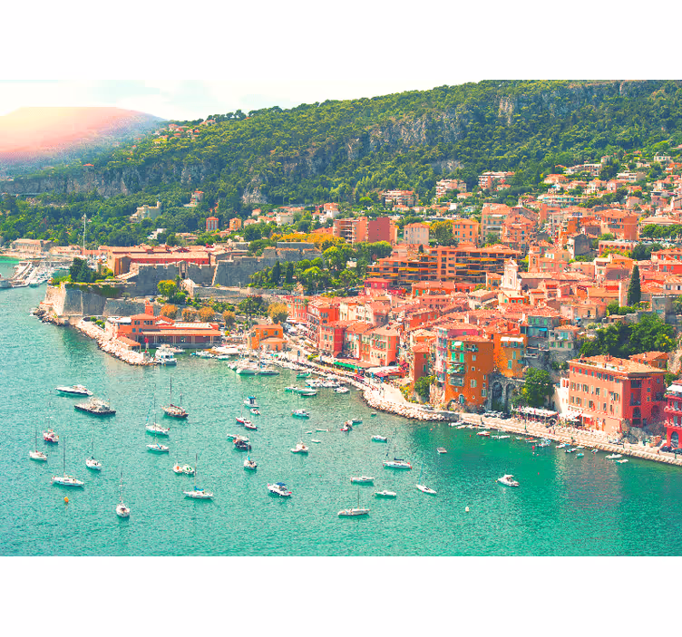 Rollo fenster schlafzimmer im schönen strand der côte d'azur - TenStickers