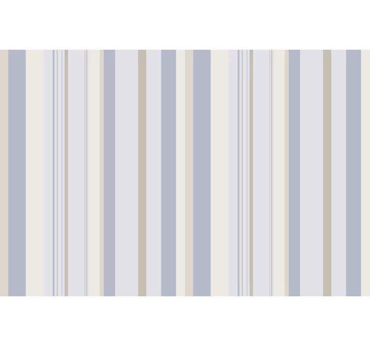 Rollo fenster grau mit streifen in blau und beige - TenStickers