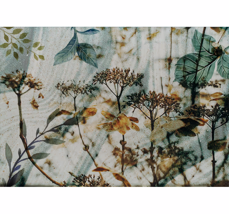 Rollo fenster schlafzimmer botanische flora - TenStickers