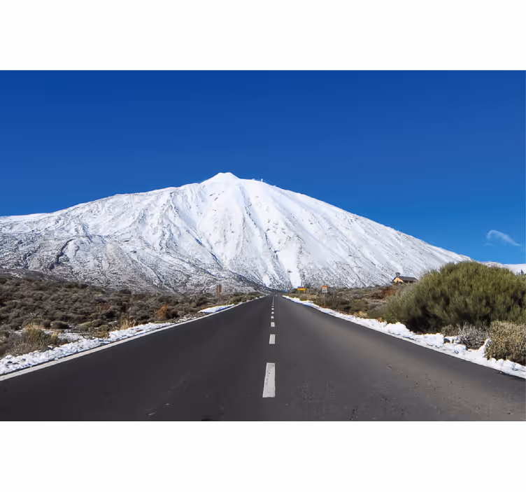 Rollo wohnzimmer straße zum teide - TenStickers