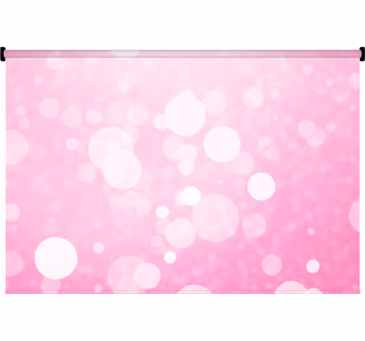 Rollo fenster schlafzimmer hintergrund rosa bokehlichter - TenStickers