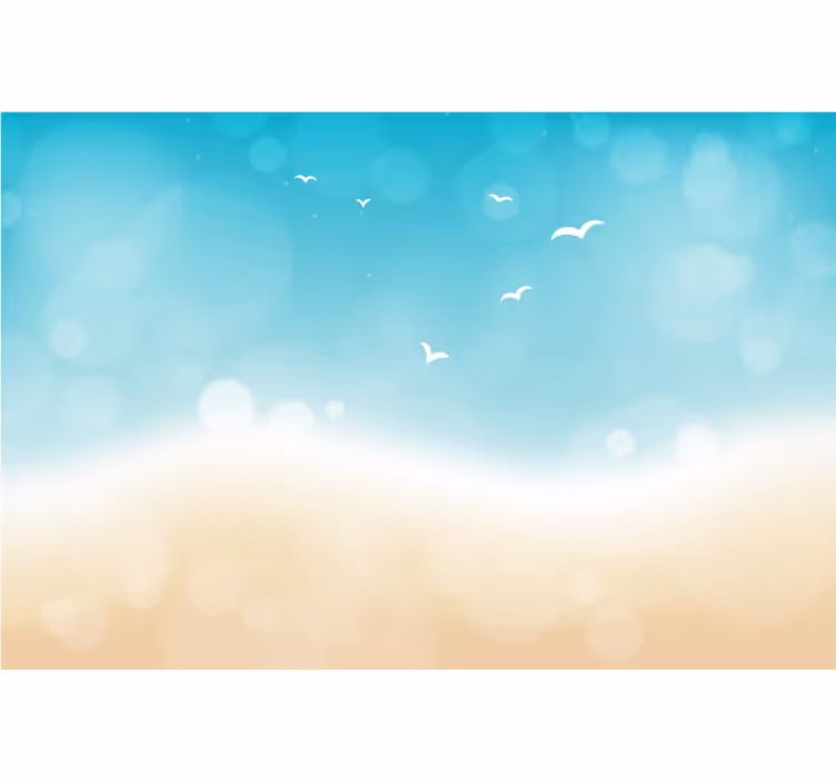 Rollo fenster schlafzimmer mit strandfeeling - TenStickers