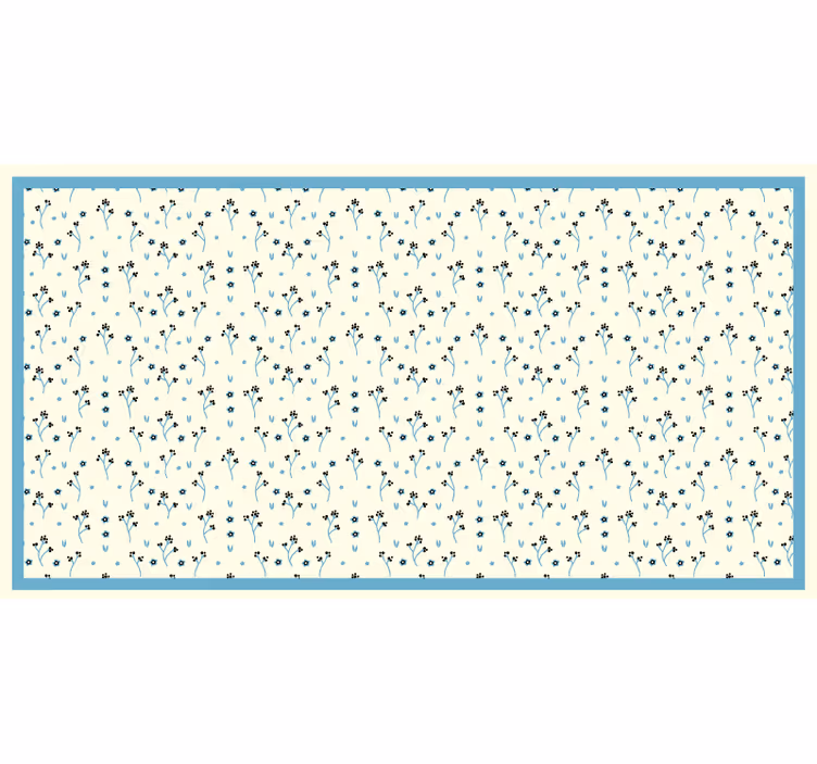 Rollo fenster schlafzimmer mit zartem blumenmuster - TenStickers
