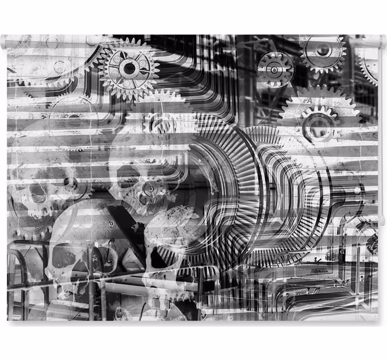 Rollo fenster schlafzimmer im industriedesign - TenStickers