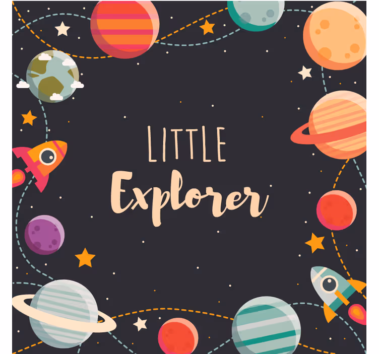Rollo fenster kinderzimmer weltraumforscher individuell - TenStickers
