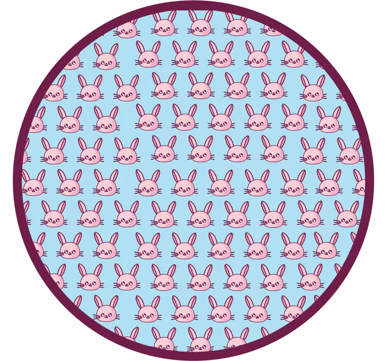 Rollo fenster kinderzimmer mit anime hasen - TenStickers