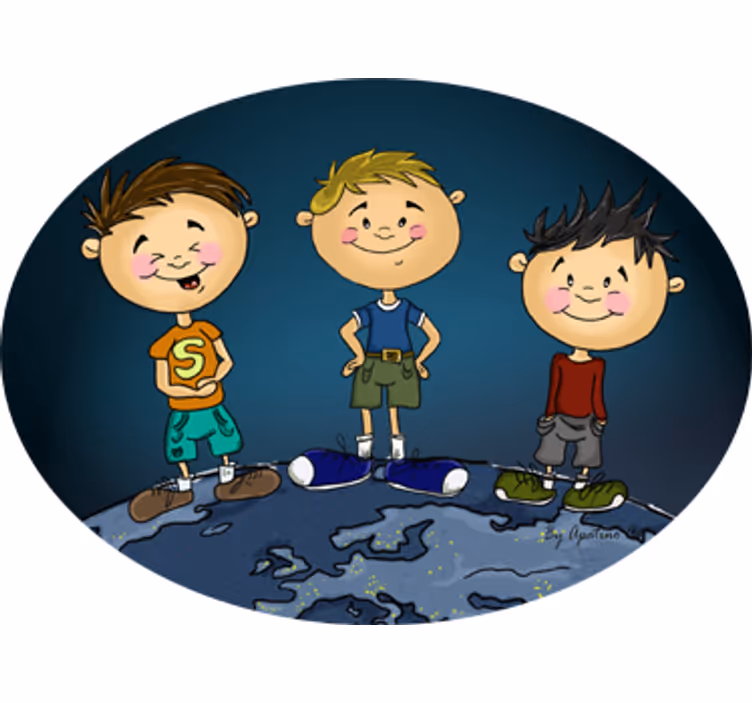Rollo fenster kinderzimmer kinderwelt aufkleber - TenStickers