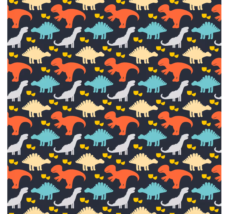 Rollo fenster kinderzimmer dinosaurier muster - TenStickers