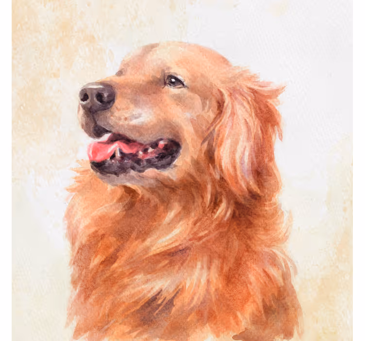 Rollo fenster kinderzimmer im aquarell hunde design - TenStickers