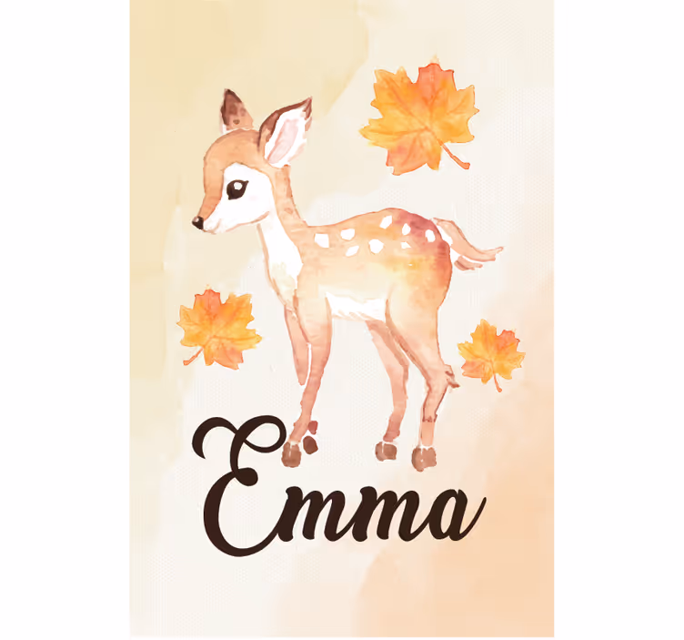 Rollo fenster kinderzimmer reh design - TenStickers