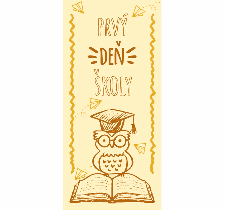 Rollo fenster kinderzimmer schulanfang design - TenStickers