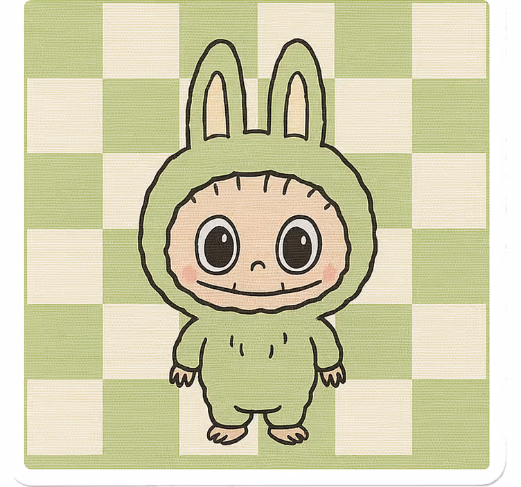 Rollo fenster kinderzimmer monsterpuppe aus canvas - TenStickers