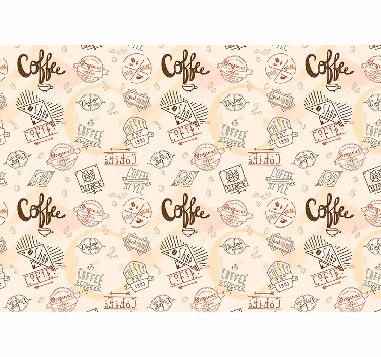 Küchenfenster rollo wandposter kaffee küche - TenStickers