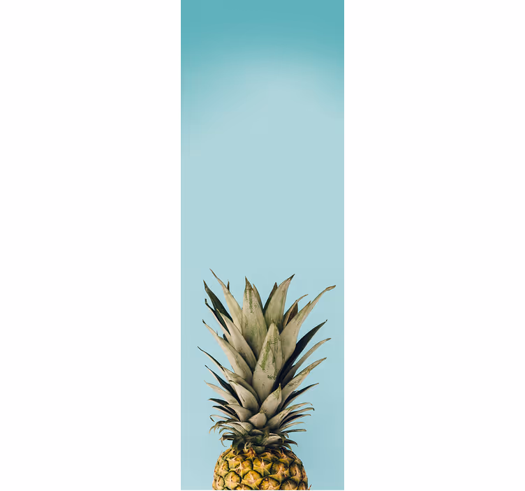 Küchenfenster rollo mit ananas kühlschrankfolie - TenStickers