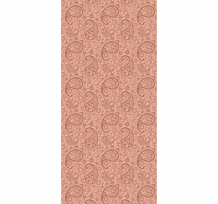 Küchenfenster rollo im paisley muster - TenStickers