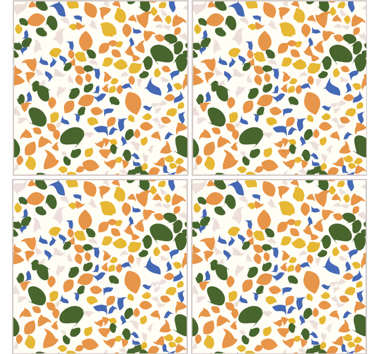Küchenfenster rollo mit terrazzo-muster - TenStickers