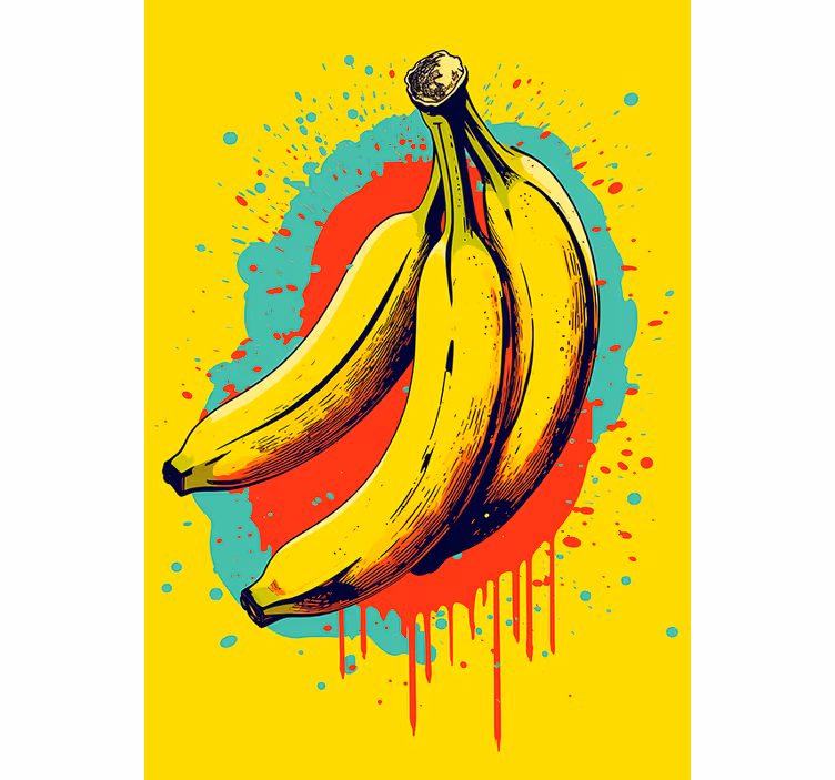 Küchenfenster rollo drei bananen - TenStickers
