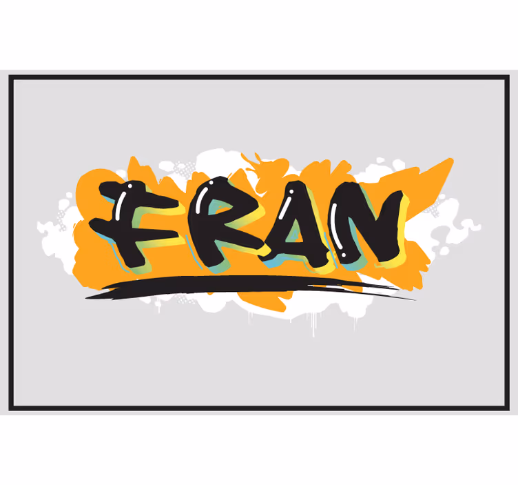 Rollo fenster grau im urbanen graffiti-stil - TenStickers