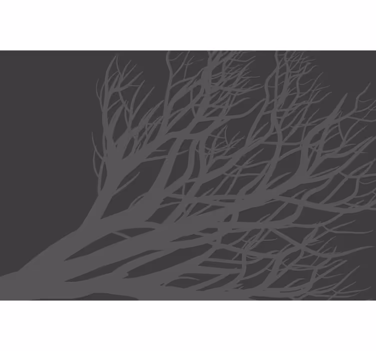 Rollo fenster grau elegantes graues blatt - TenStickers