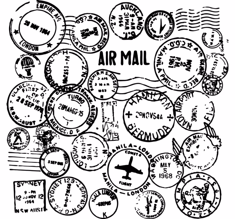 Rollo fenster home office mit passstempel dekor - TenStickers