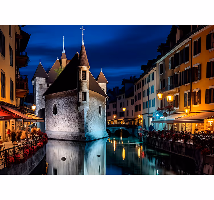 Rollo wohnzimmer "annecy" stadt - TenStickers