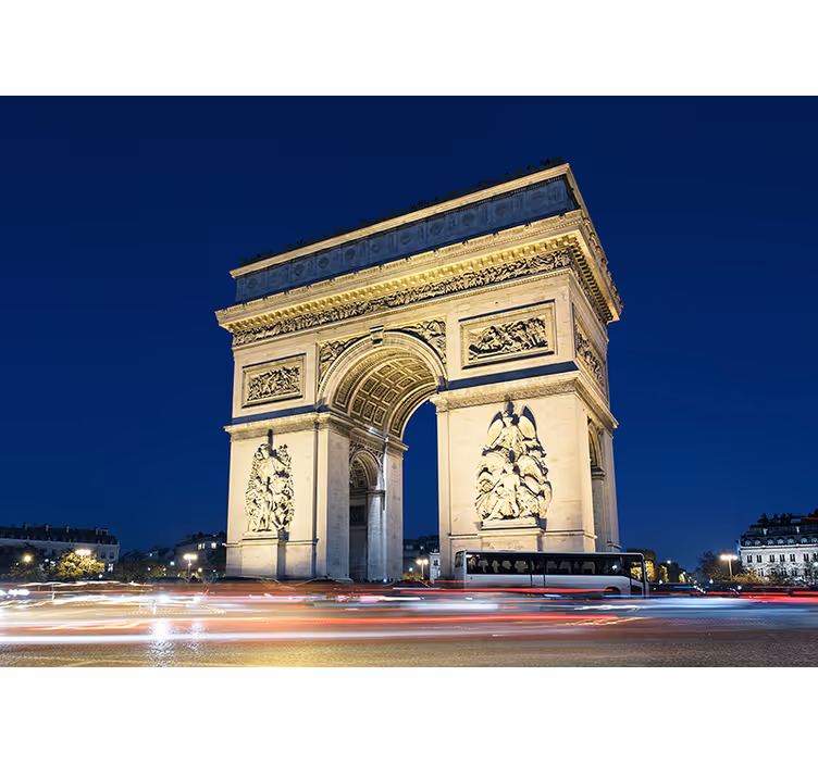 Rollo wohnzimmer triumphbogen paris - TenStickers