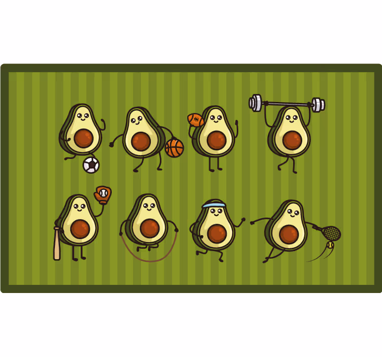 Rollo fenster kinderzimmer mit anime avocados - TenStickers