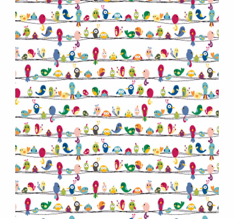 Rollo fenster jugendzimmer mit vogelmotiv - TenStickers